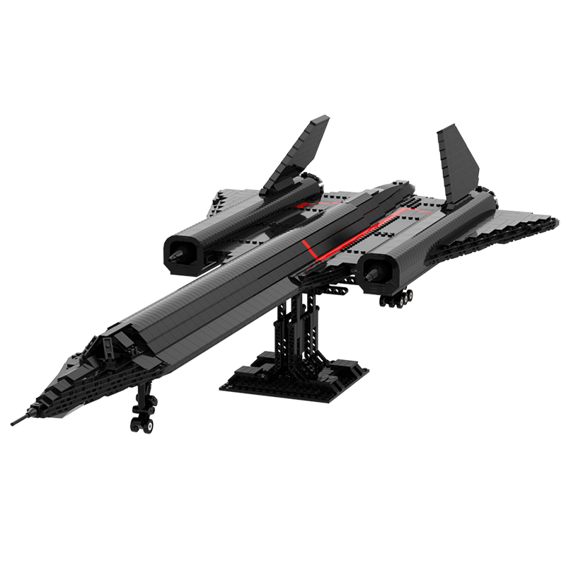 (Gobricks version)MOC-20612 SR-71 Blackbird
