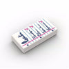 PARTS 3069 1x2 Flat Tile Printed Part 5PCS