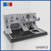 1046pcs MOC-74968 Imperial Hangar Minifigures Display