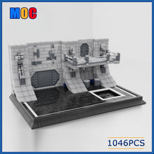 1046pcs MOC-74968 Imperial Hangar Minifigures Display