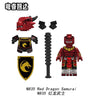 N833-836 Medieval Castle Series Dragon Knight Minifigures