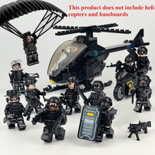M8162 Russian Special Police Motorcycle Parachute Police Dog Minifigures