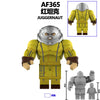 AF364-367 Superhero Red Hulk Minifigures