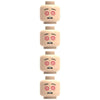 BJ1-BJ6 Minifigures Emoji accessories DIY collocation