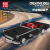 1430PCS MouldKing 10278 Vintage American Convertible