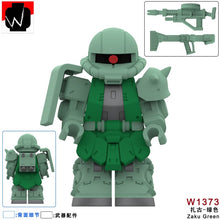 W1373 Mobile Suit Gundam Series Zaku Minifigures