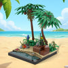 (Gobricks version) 208pcs MOC-213251 A tropical island beach