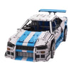 3383pcs MOC-2034 Nisan GT-R R34 1:8