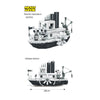 751PCS SX6011 Disney Steamboat Willie Compatible with 21317 16062