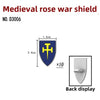 D3006-3011 Medieval Rose Wars Man's Shield