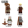 N851-854 European medieval commoners Minifigures