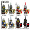 N511U-518U Medieval Castle Knight Series minifigures