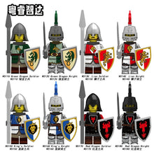 N511U-518U Medieval Castle Knight Series minifigures