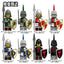N511U-518U Medieval Castle Knight Series minifigures