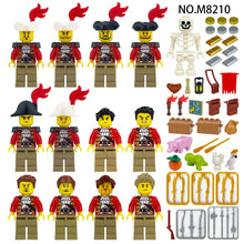 M8210 M8211 2 styles pirate minifigures