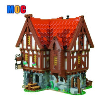 (Gobricks version) 2960pcs MOC-72838 Medieval Tavern