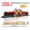 5129PCS 87020 Hogwarts Express Compatible 76405