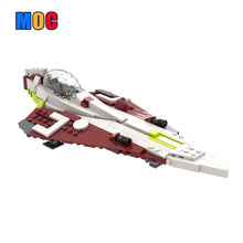 (Gobricks version) 254pcs MOC khatmorg's Obi-Wan's Delta-7 Aethersprite-Class Interceptor
