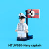 MTUV047-MTUV051 naval military soldier Minifigures