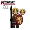 KT1068 Medieval Roman Soldiers Series Crossbowmen Minifigures