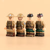 MTZ039-MTZ042 British machine-gunner cavalryman, World War I Minifigures