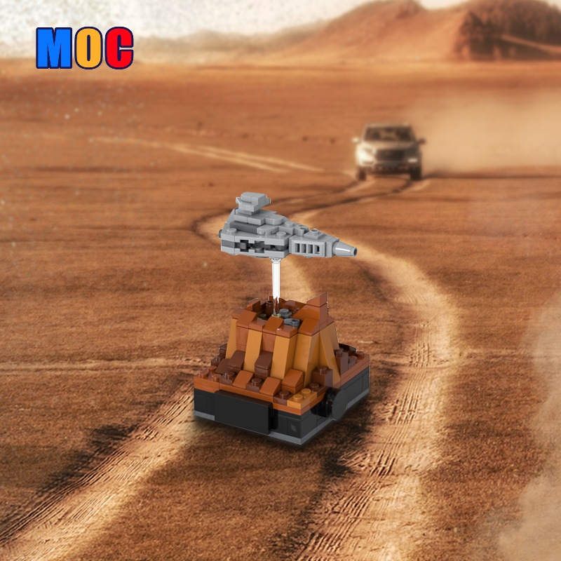 Gobricks version) 222pcs MOC-149059 ano Size JEDHA City