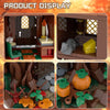 (Gobricks version) 421pcs MOC Woodland Elf House in Autumn