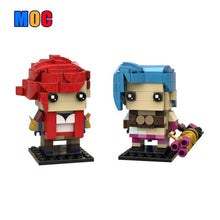 (Gobricks version) 439pcs MOC-211959 Jinx & Vi (Arcane)