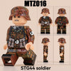 MTZ015-018 WWII Autumn Camouflage German Soldier Minifigures