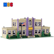 (Gobricks version) 2550pcs MOC-177723 Modular Springfield Elementary School