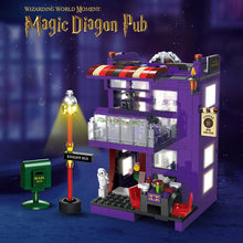 487pcs 9003 JIESTAR  Magic Diagon Pub