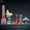 (Gobricks version) 759pcs MOC-85403 Futurama skyline