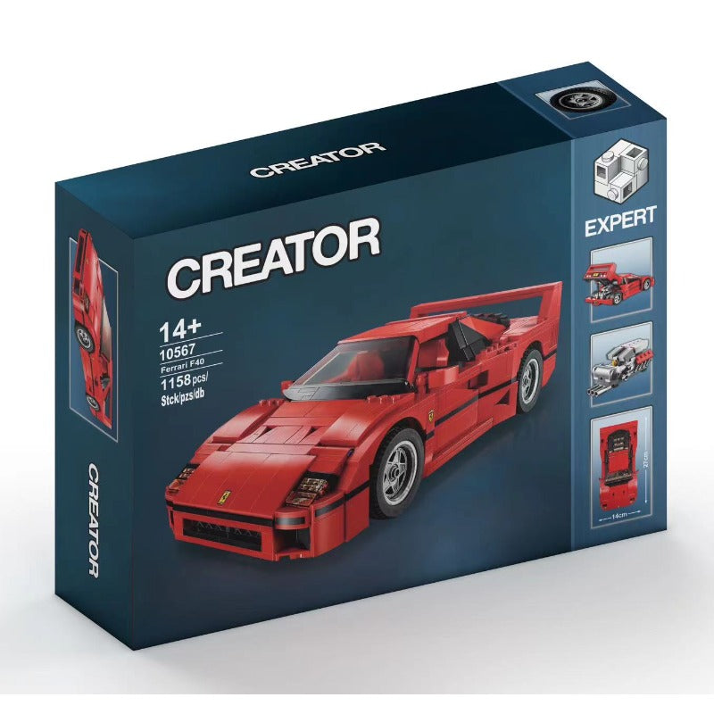 10567 1157pcs Technic Series F40 sports car – Joy Bricks