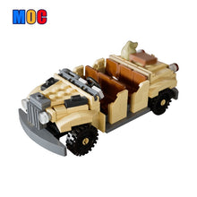 (Gobricks version) 207pcs MOC-209306 EMV Troop Transport - Indiana Jones Adventure Ride Vehicle