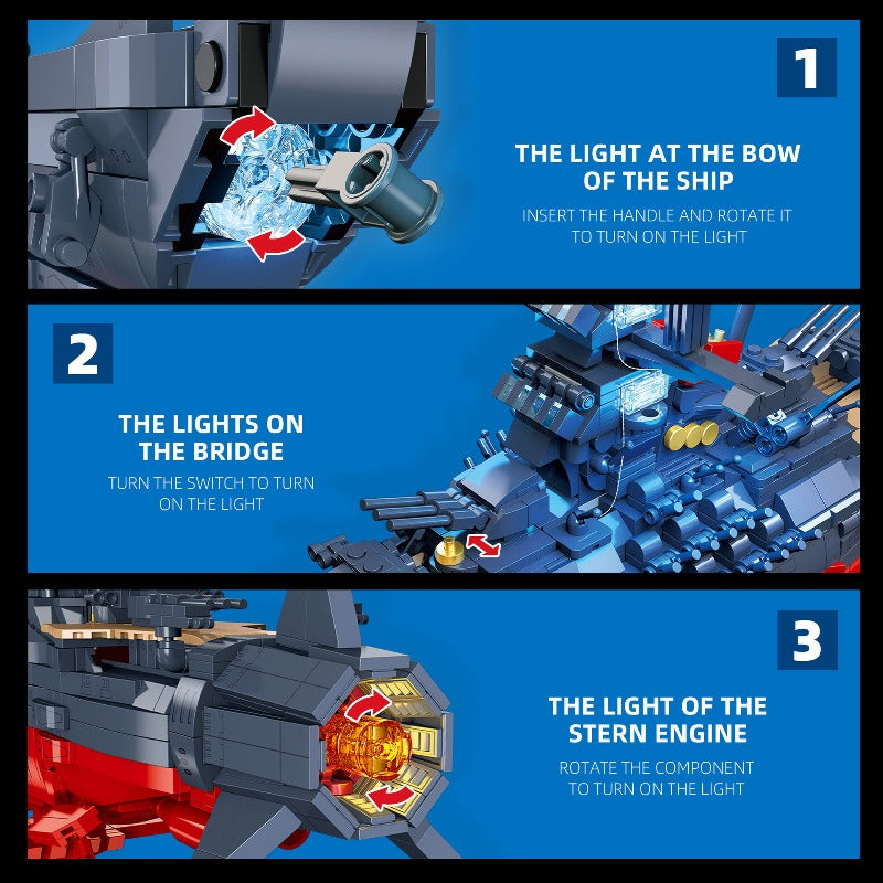 Windowsノート本体 yamato 2465pcs JIESTAR JJ58278 Space Battleship Yamato – Joy Bricks