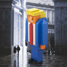 (Gobricks version) 123pcs MOC-185294 Donald Trump