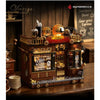 1606pcs HUIYOYOYI Steam Brew Café (with Rechargeable Battery Box & LED Lighting Strip)