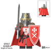 DT8910 DT8911 Medieval Crusader Knight Minifigures
