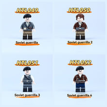 HTL049-052 World War II Soviet partisans Minifigures