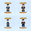 HTL049-052 World War II Soviet partisans Minifigures