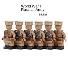 World War II Military Navy Russian Soviet British tank Corps sticker Minifigures