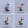 MTUV123-MTUV126 World War II foreign legion soldiers Minifigures