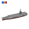 5971pcs MOC-192566 CVN-78 Gerald R. Ford | Aircraft Carrier - 1:300 Scale