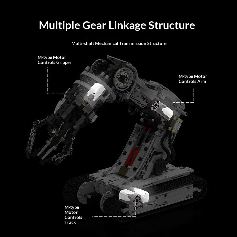 1468pcs TUOMU T1110 Sci-Fi Programmable Robotic Arm – Joy Bricks