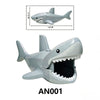 AN001AN003 XP582 K2260 Shark minifigure accessories