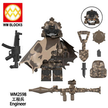 WM6168 Military Series Engineer Sniper Minifigures