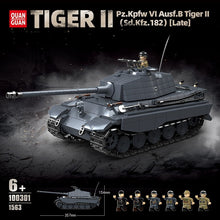 1563pcs QUANGUAN 100301 TIGER II  Pz.Kpfw VI Ausf.B Tiger II (Sd.Kfz.182) [Late]