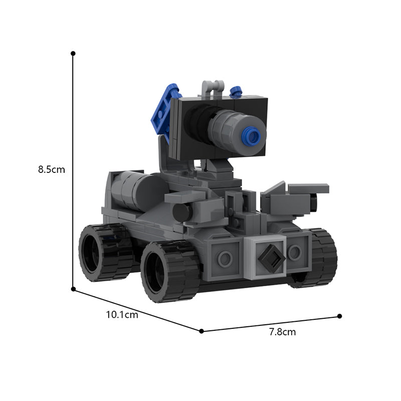 121pcs Skibidi Toilet（Blaster Tank）