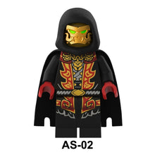 AS-02 Phantom Ninja Golden Mask Man Dr. LaRow Minifigures（The mask cannot be removed）