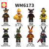 WM6173 Midnight Bear Harem Palace Series Minifigures